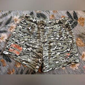 Gymshark Green Camo Athletic Shorts